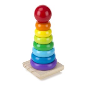 Rainbow Wooden Stacker Ring